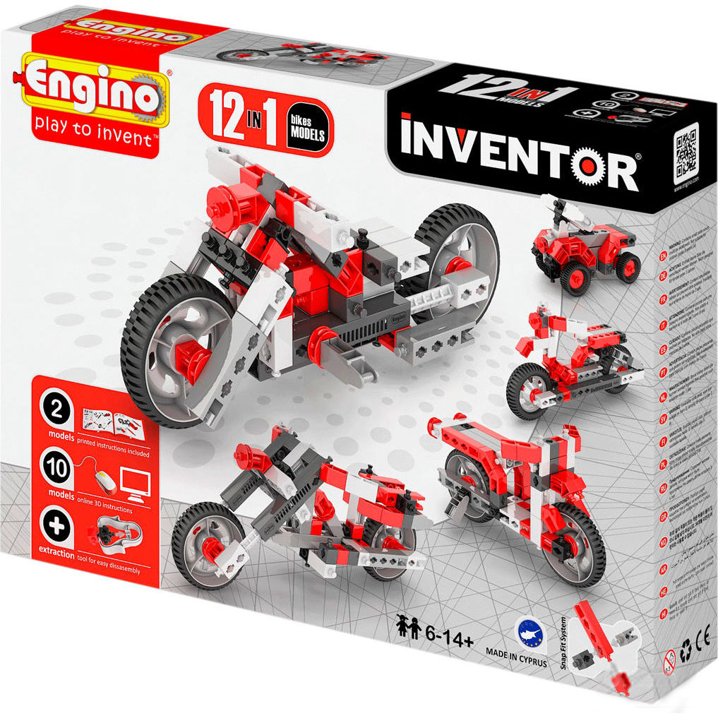 Конструктор inventor 12 в 1 мотоциклы