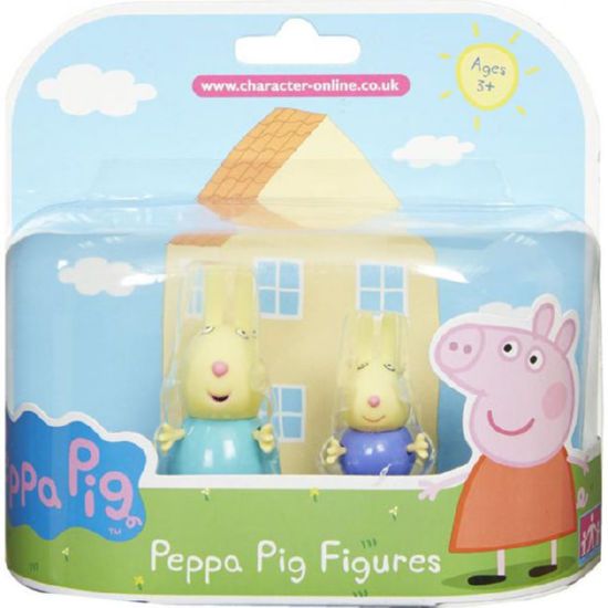 Набор фигурок peppa - пеппа и ее друзья (ричард и ребекка)