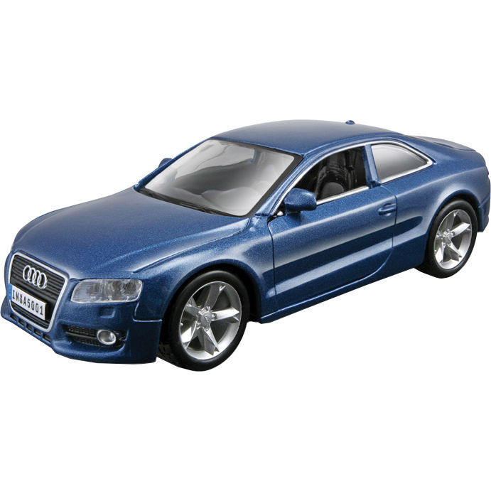 Модельки автомобилей audi a5, ауди а5 синяя 1:32 bburago 18-43008