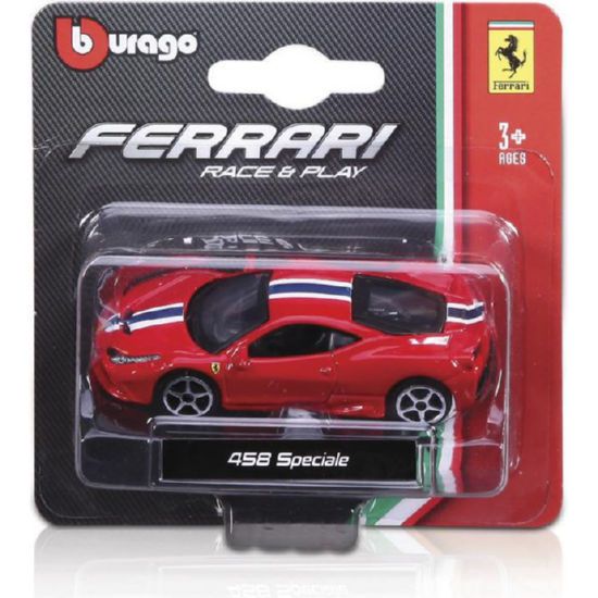 Моделька автомобиля ferrari, феррари красная 1:64 bburago 18-56000