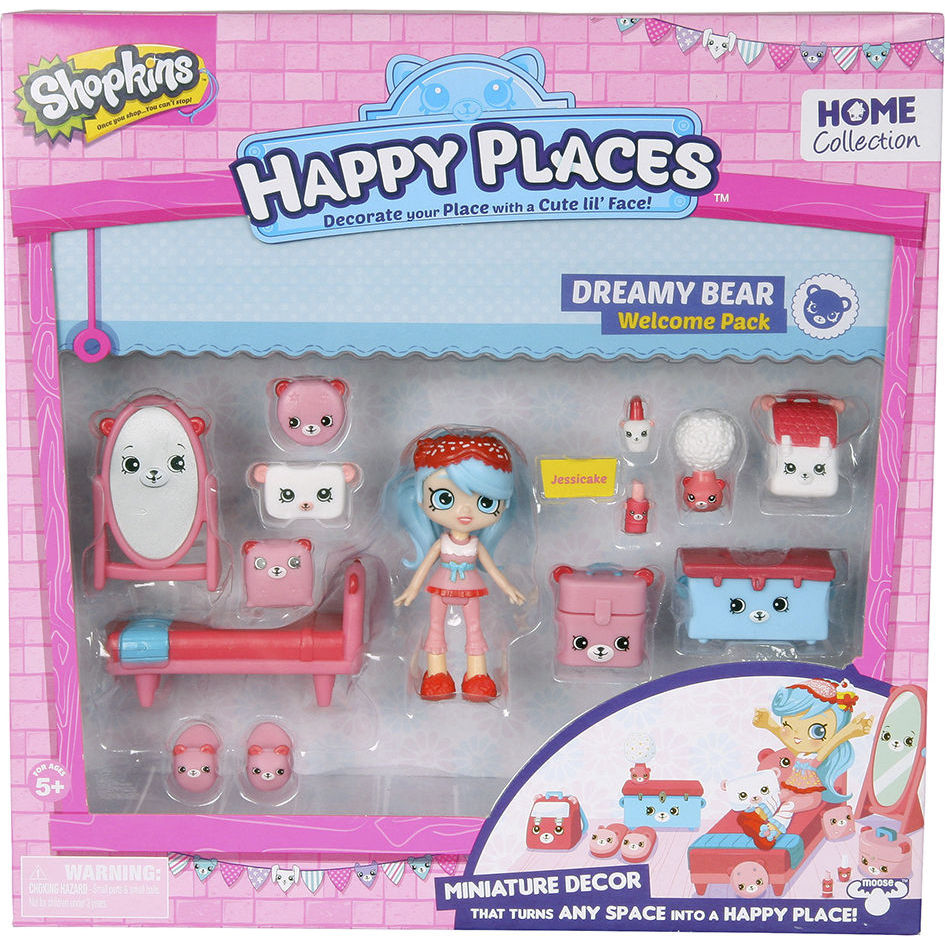 Игровой набор с куклой HAPPY PLACES S1 – СПАЛЬНЯ ДЖЕССИ КЕЙК