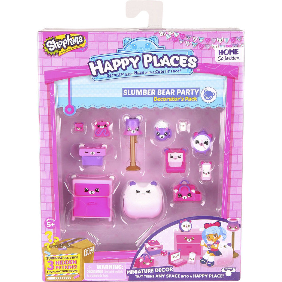 Набор фигурок HAPPY PLACES S1 – ПИЖАМНАЯ ВЕЧЕРИНКА