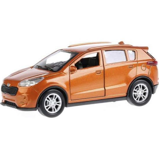 Моделька автомобиля kia sportage, киа спортейдж оранжевая 1:32 technopark sportageo