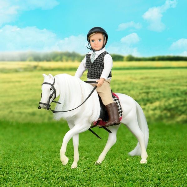 Игровая фигура LORI Белая лошадь с Камарилло LO38000Z
