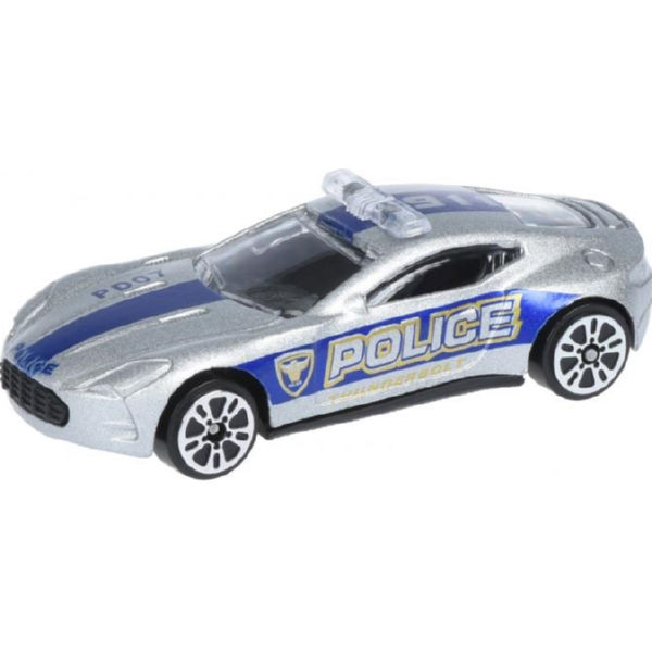Машинка Same Toy Model Car поліція сіра SQ80992-But-6