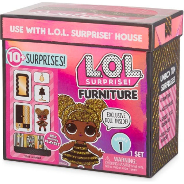 Игровой набор с куклой L.O.L. SURPRISE! - СТИЛЬНЫЙ ИНТЕРЬЕР КОРОЛЕВЫ ПЧЕЛКИ
