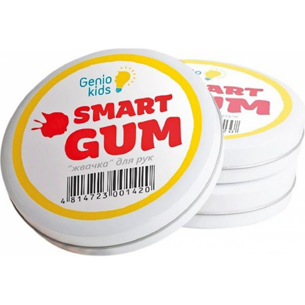 Пластилін Genio Kids-Art для ліплення Smart Gum жовтий (HG01-1)