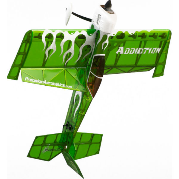 Самолёт р/у Precision Aerobatics Addiction 1000мм KIT (зеленый)