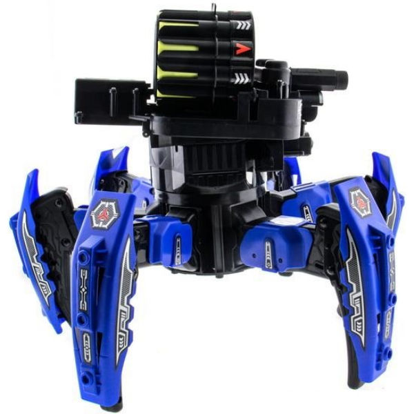 Робот-паук радиоуправляемый Keye Space Warrior с ракетами и лазером (синий)