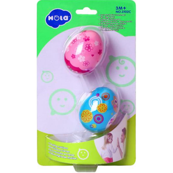 Погремушка Hola Toys Яйца в ассорт. (3102C)