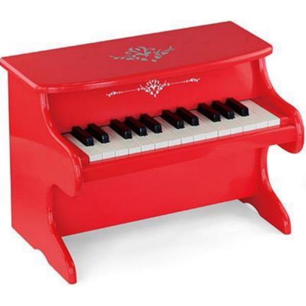 Игрушка музыкальная Viga Toys Пианино, красный (50947)