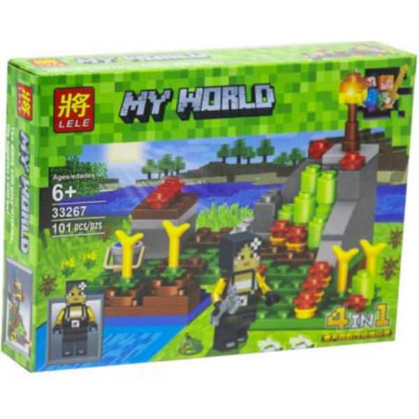 Конструктор "Minecraft" "My World: Водна ферма" 101 деталь SM2569
