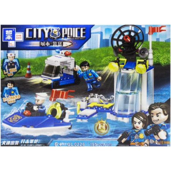 Конструктор "City Police: Лодка" QL0226