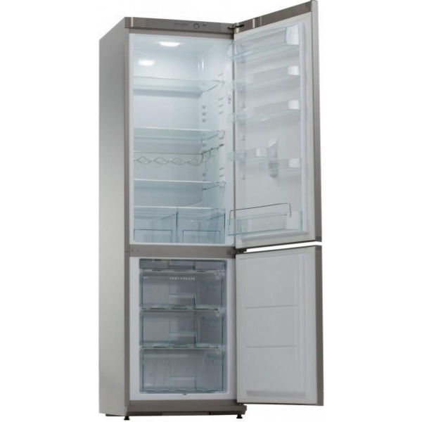 Холодильник Snaige RF34SM-S1CB21/185х60х65/319 л./комби/холод- автом/мороз-статика/А+/нержав.сталь