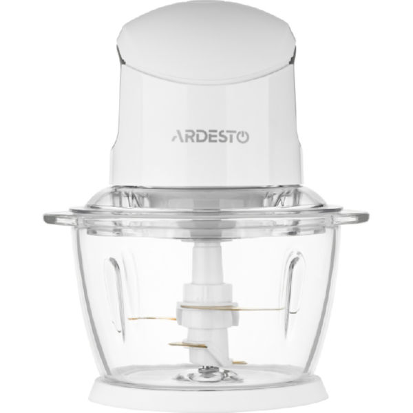 Подрібнювач Ardesto CHK-4001W - 400Вт / 1л / скляна чаша / білий