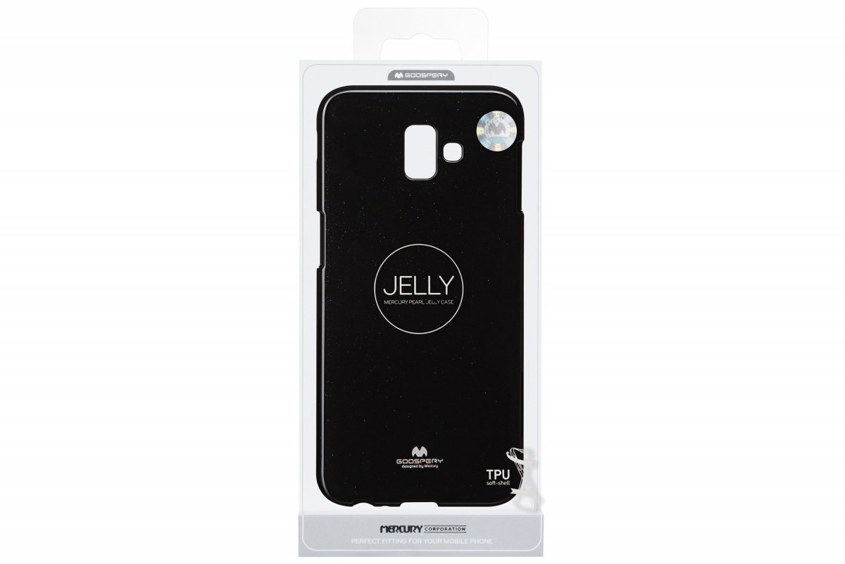 Чехол Goospery для Samsung J6 Plus (J610F), Jelly Case, BLACK