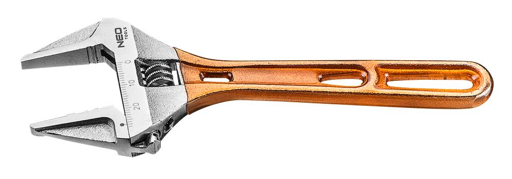 Ключ розвідний Neo Tools кований 256 мм, робочий діапазон 0-43 мм