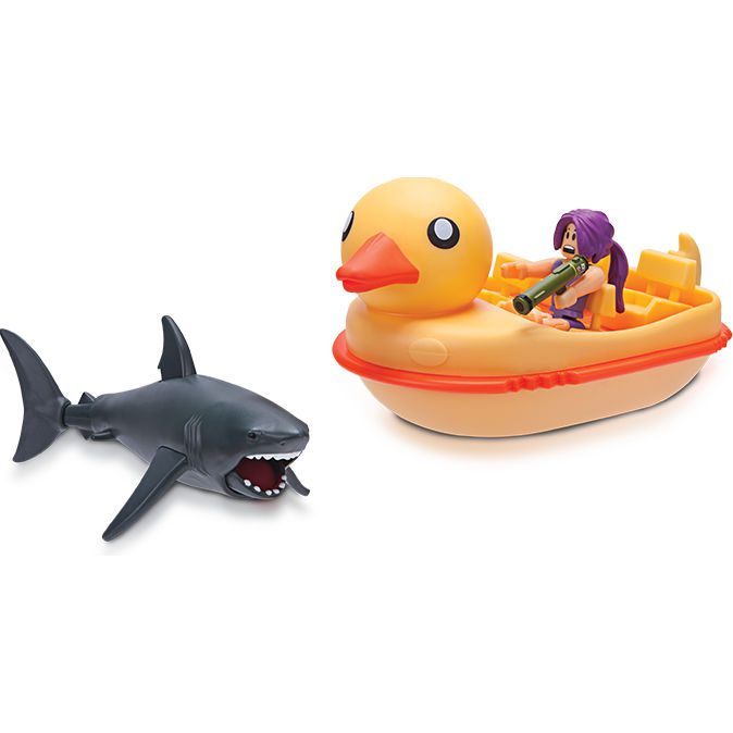 Роблокс: Утиная лодка: акулий укус | Roblox: sharkbite: duck boat